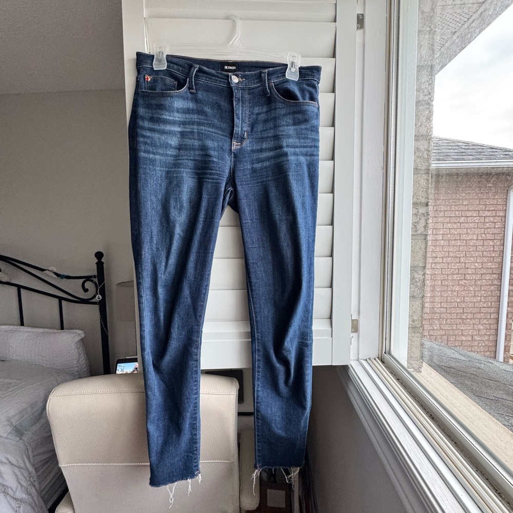 Hudson Jeans Dark Indigo Skinny Jeans